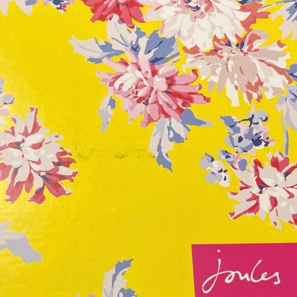 Joules Pop On Ankle Rain Mud Shoes Boots Flower Slip On Size  7.5. New - Picture 3 of 6